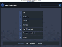 Tablet Screenshot of callireklam.com